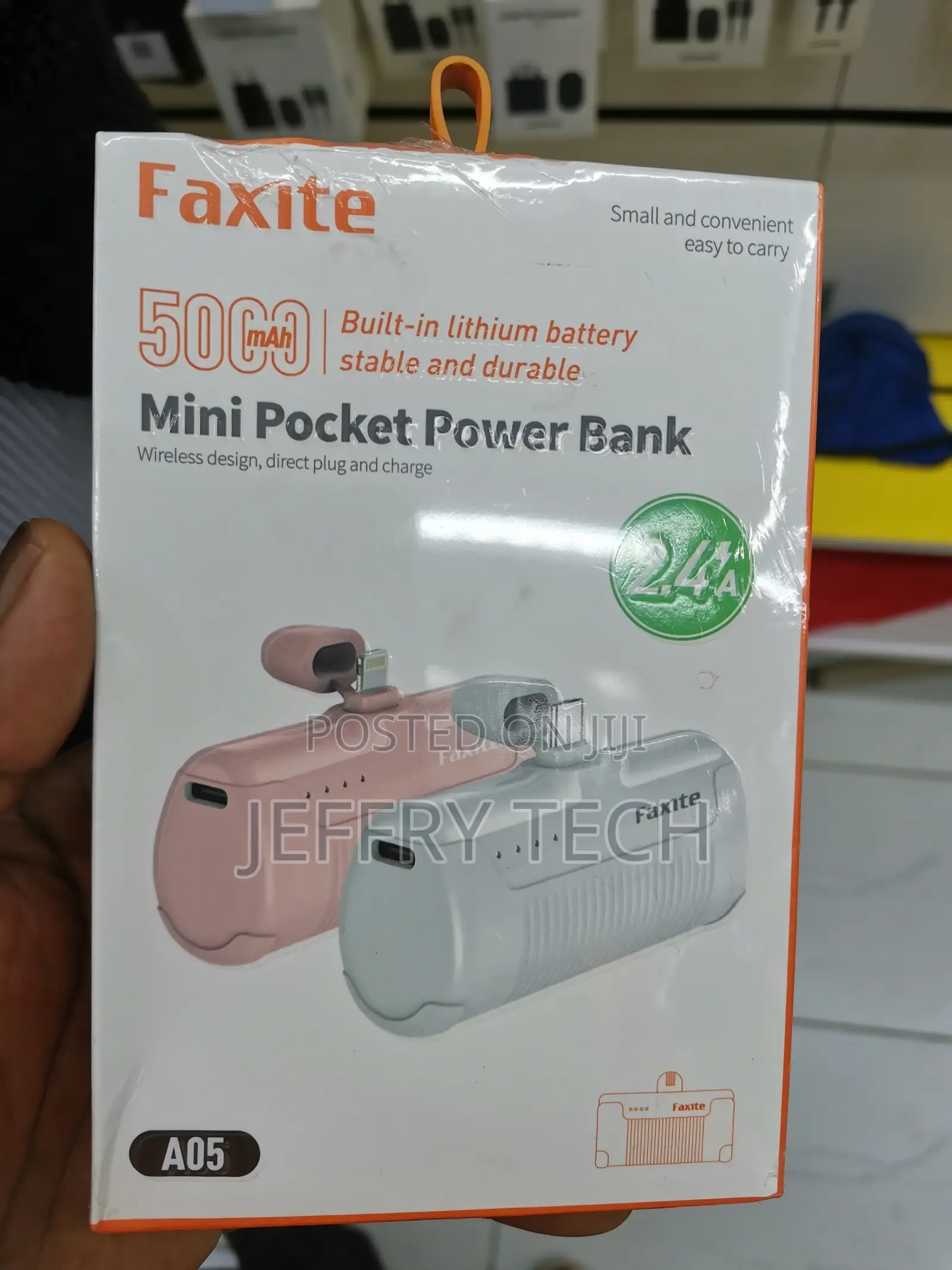 5000mah Small Power Bank Mini Portable Phone Charger Battery