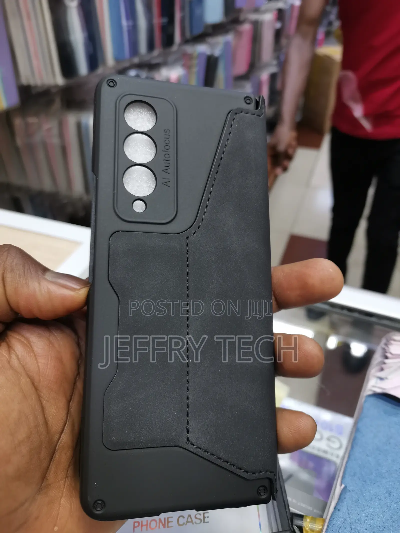 Leather Screen Protector Case for Galaxy Z Fold 3