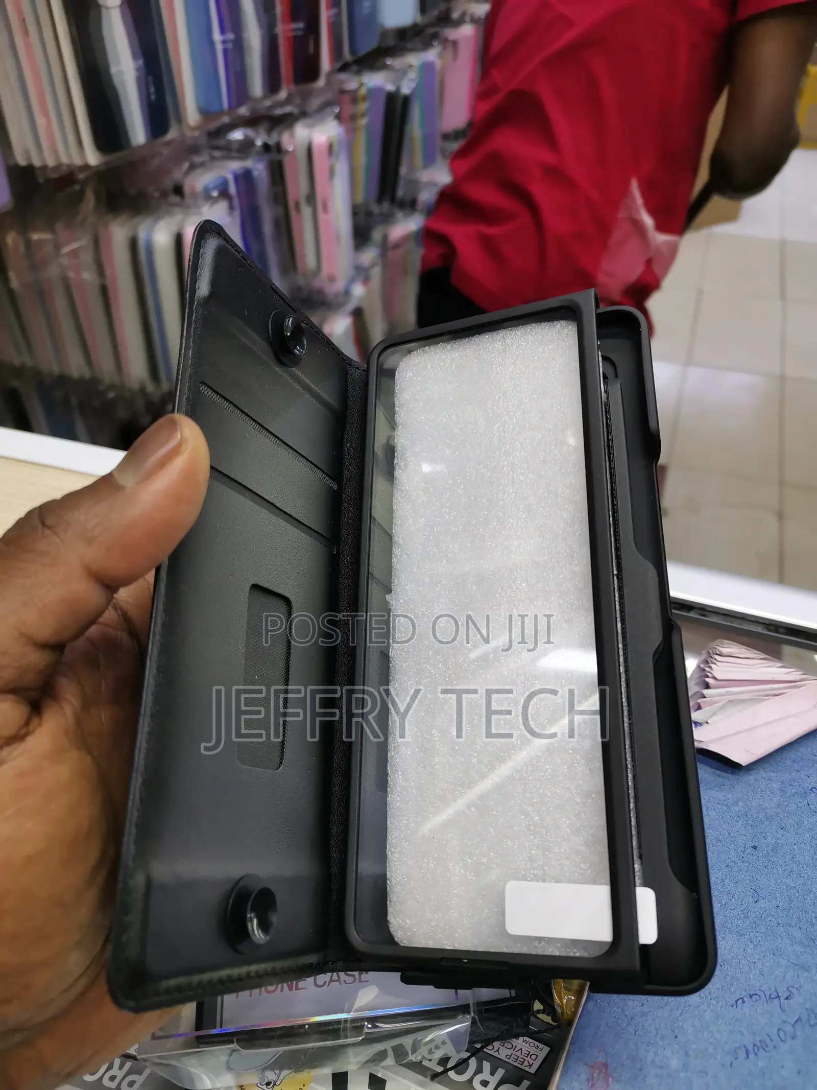 Leather Screen Protector Case for Galaxy Z Fold 3