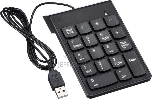 Mini USB 18 Keys Super Slim Numeric Keypad for Desktop or La