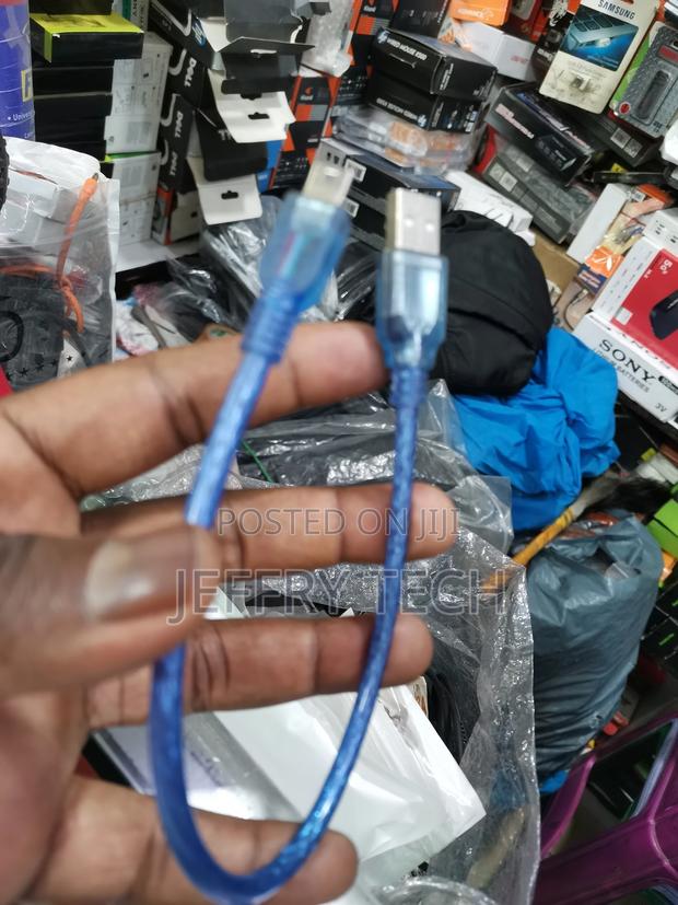 Blue Short 30 Cm V3 Mini Usb Cable