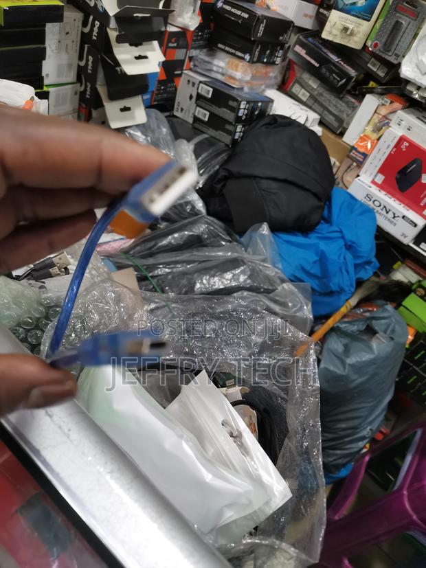 Blue Short 30 Cm V3 Mini Usb Cable - thumbnail 2