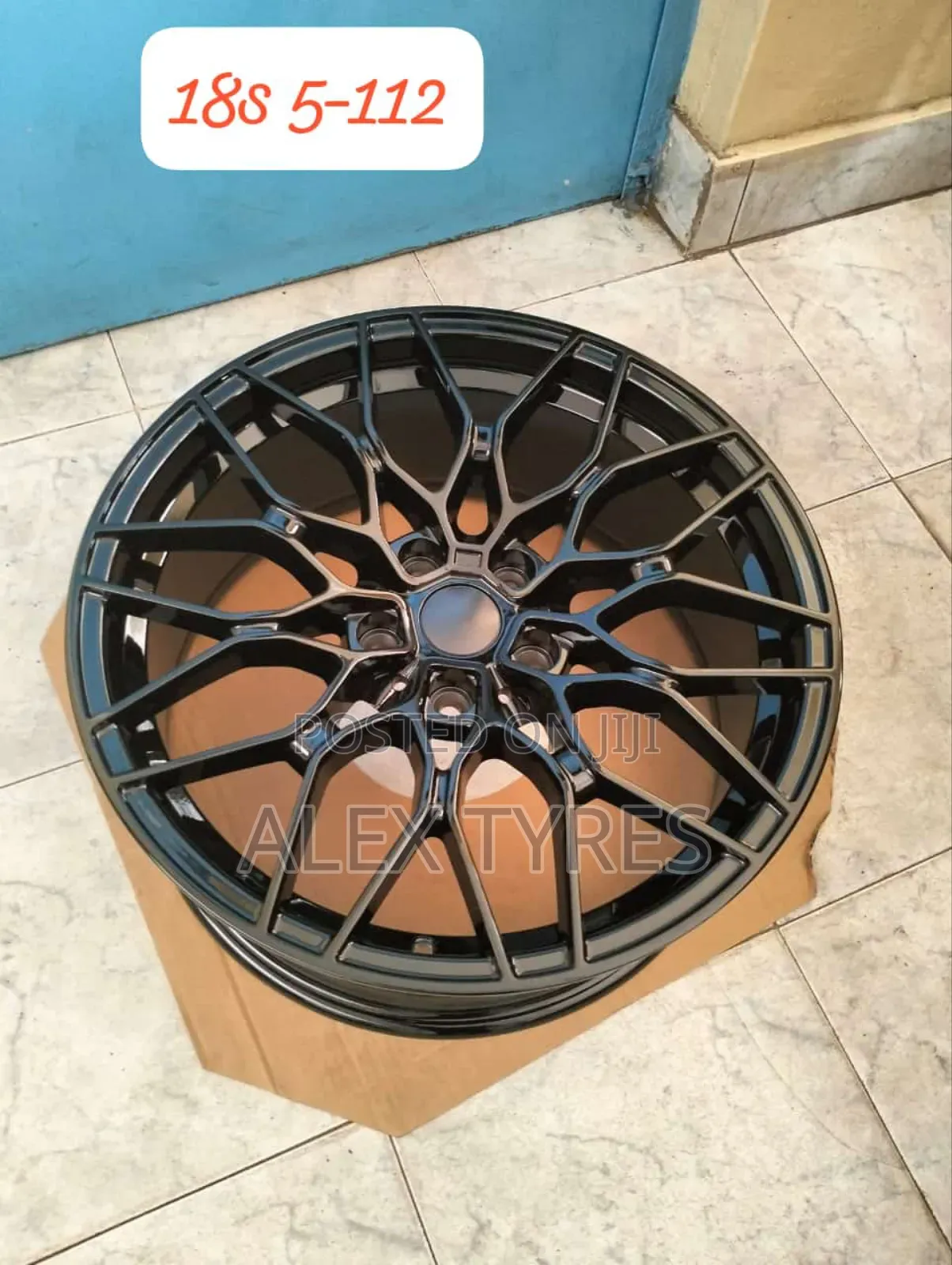 Size 18 Inches Black Sport Rims Set