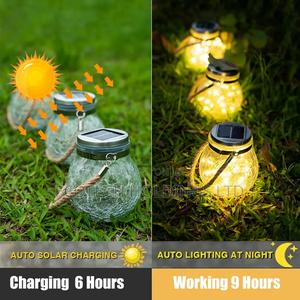 Lantern Outdoor Solar Hanging Jar Light Bh9k - thumbnail 2