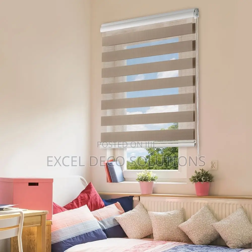 Study Room Zebra Window Blinds