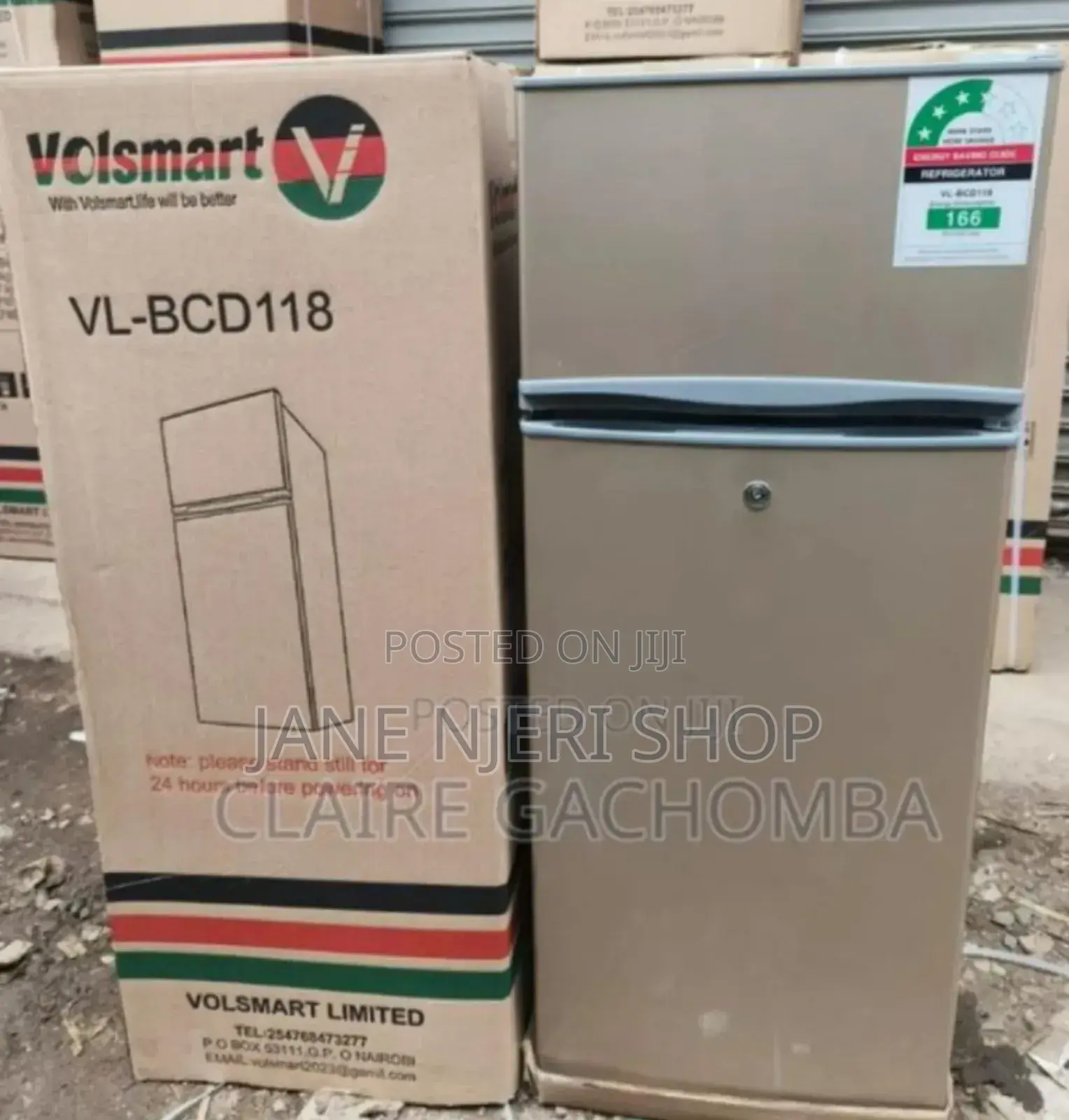 Best Quality 118 Litres Volsmart Fridge Double Door