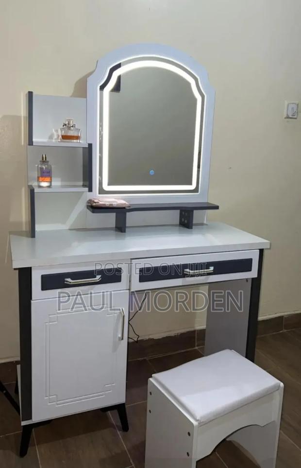 Vanity Dressing Table With a Stand Stool - main view