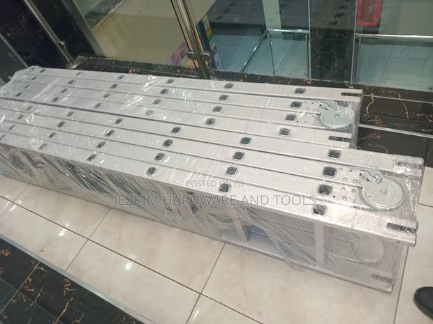 Multipurpose Foldable Aluminium Ladder 21feet - main view