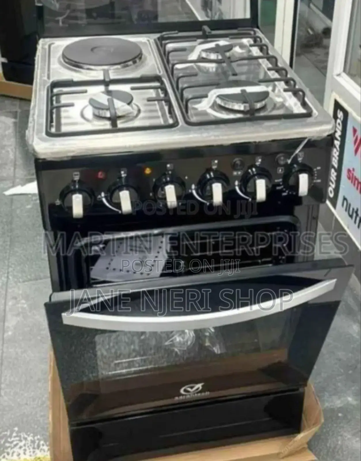 3+1 Cooker With Electric Oven and Hot Plate Saratech Cooker