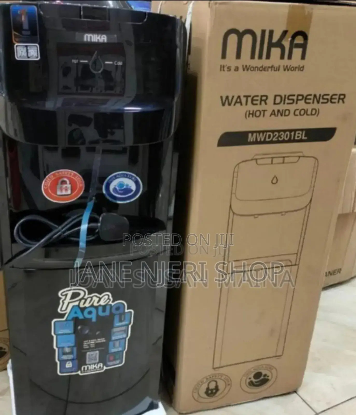 2 Taps Mika Hot and Cold Water Dispenser