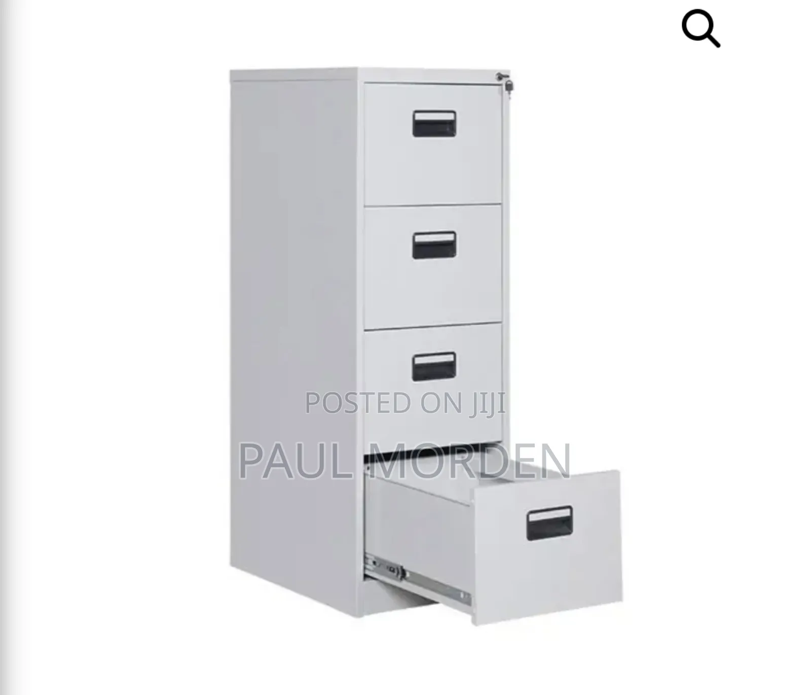 Four Drawers Metallic Filing Cabinet