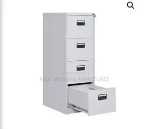 Four Drawers Metallic Filing Cabinet