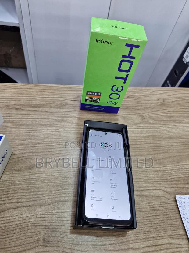 Infinix Hot 30 Play 128 GB Blue - thumbnail 3