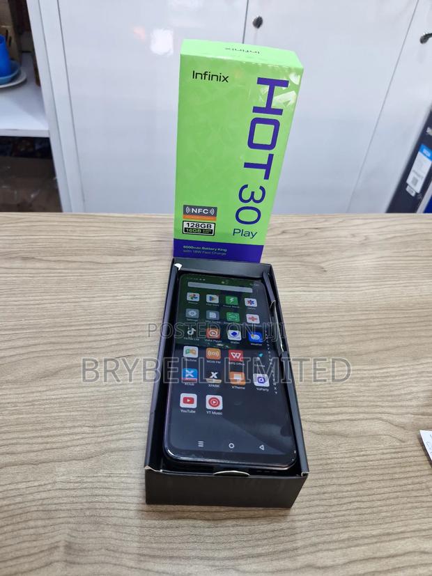 Infinix Hot 30 Play 128 GB Blue - thumbnail 4
