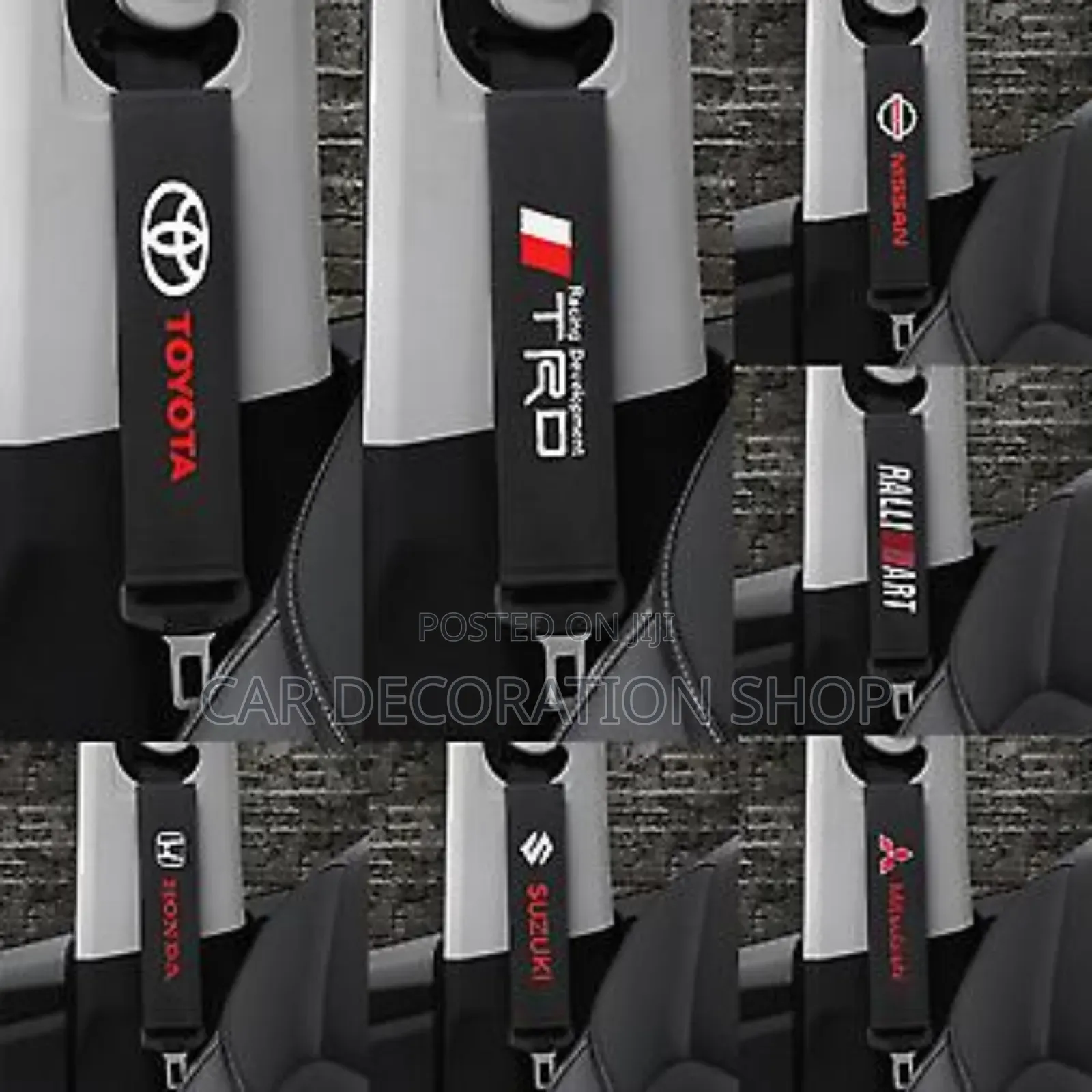 Safety Belt Pad Logotoyota,Honda,Subaru,Bmw,Mercedes,Audi
