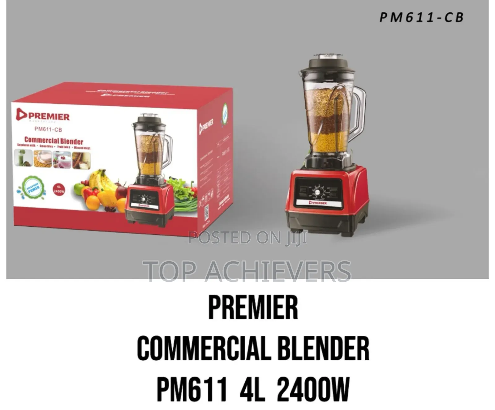 Commercial Blender/Premier Commercial Blender 4ltrs 2400w