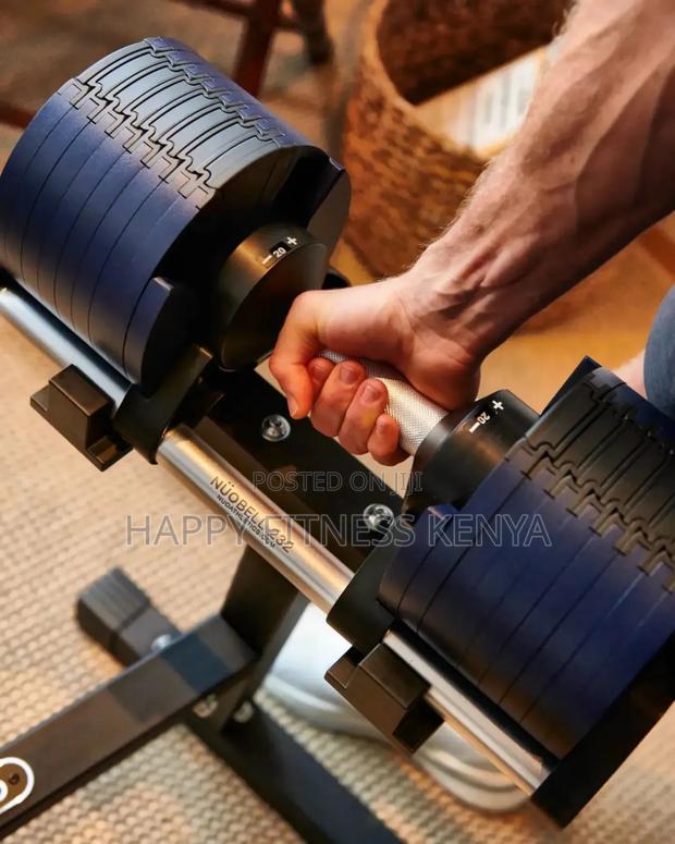 NUOBELL Adjustable Dumbbells 2-24kg Single Only - main view