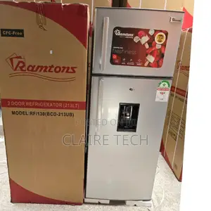Ramtons RF/130- 213L 2 Door Direct Cool Fridge+ Dispenser