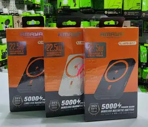 Amaya 5,000mah Wireless Magnetic Suction Power Banks