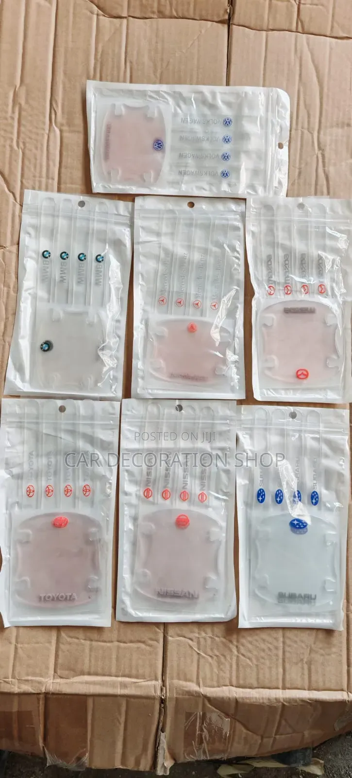 8pc Pack Door Handle Withbowl Antiscratch Stickers With Logo
