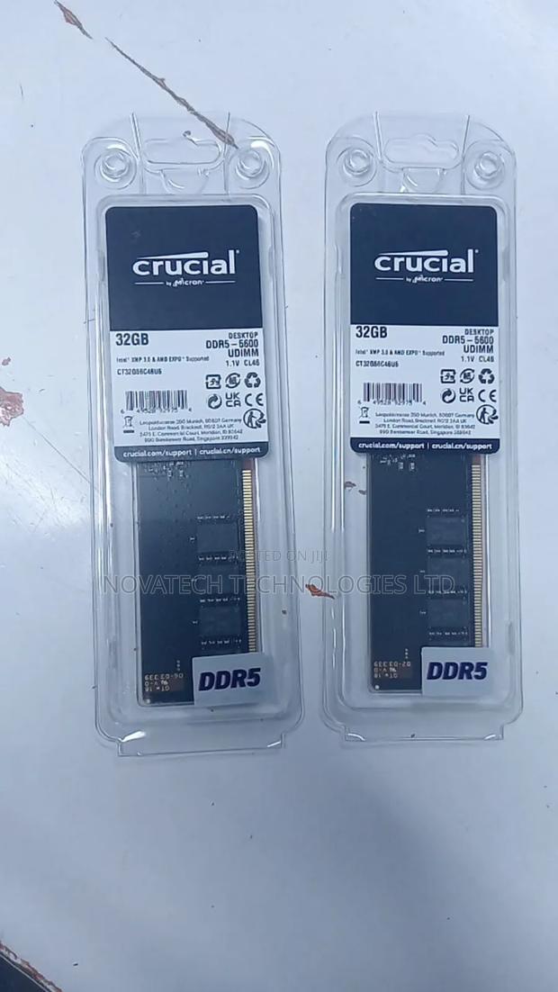 Crucial 32gb Dddr5 5600 Desktop Ram - main view