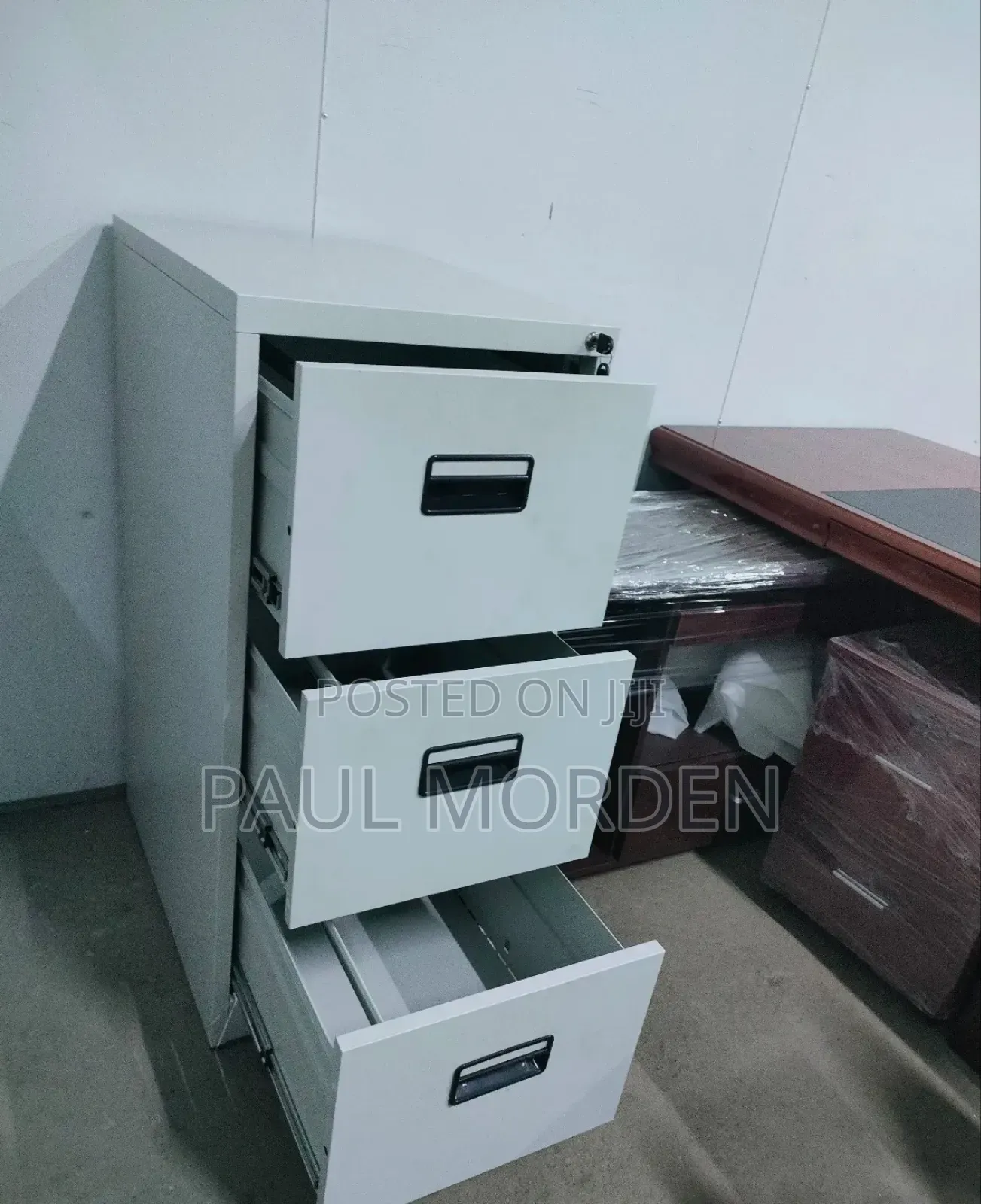 Steel Cabinet Three Drawers