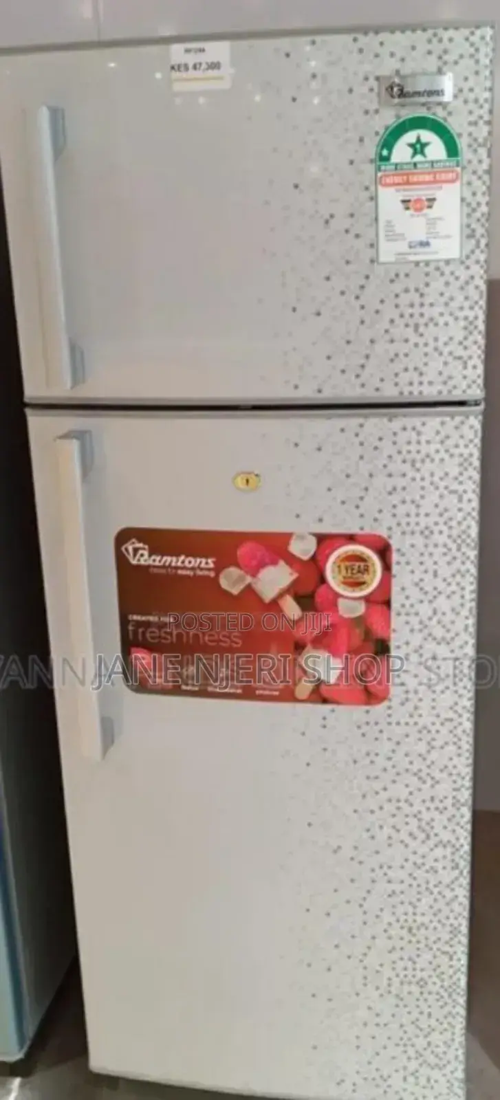 Ramtons 213 Litres With Handle Double Door Refrigerator
