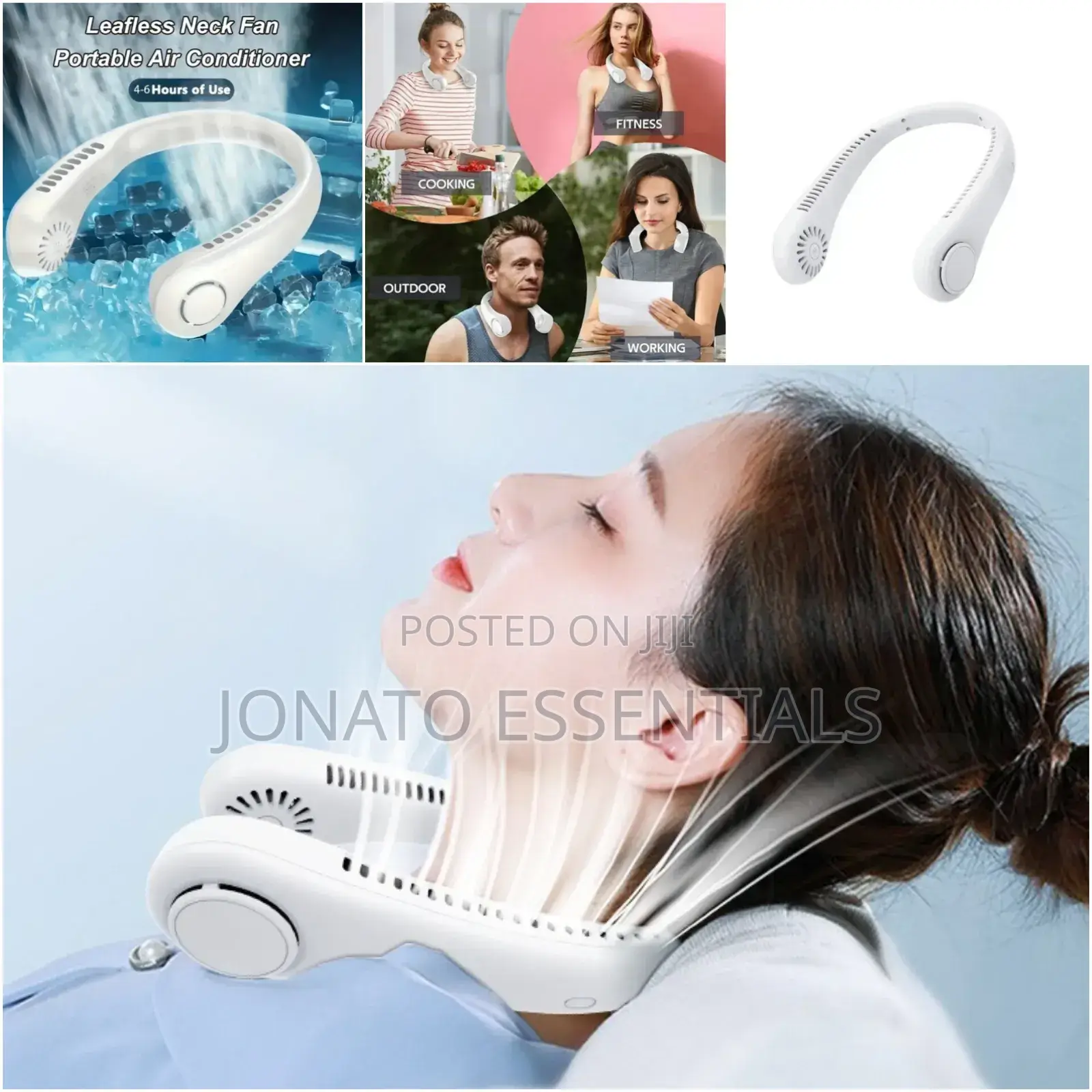 Portable Neck Fan, Body Cooling Fan