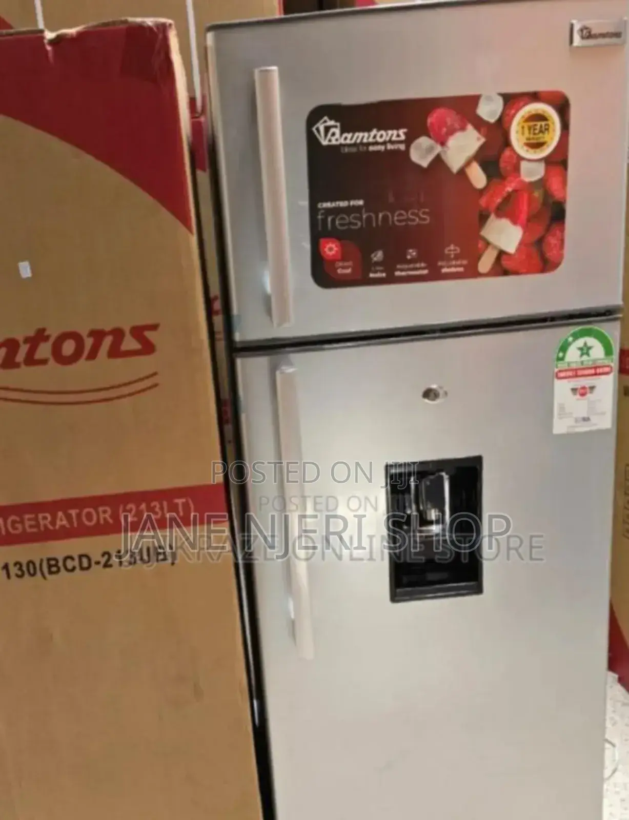 213l Direct Cool Ramtons Fridge +Dispenser