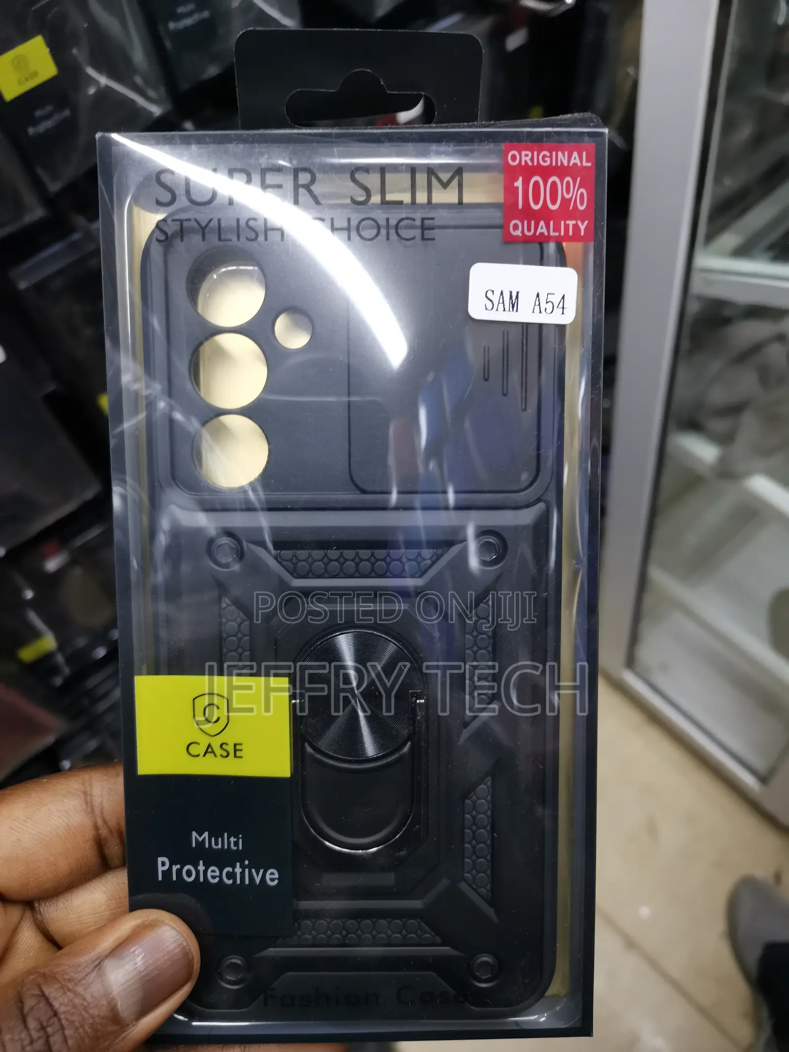 Camshield Hard Case for Samsung Galaxy A54 With Ring Holder