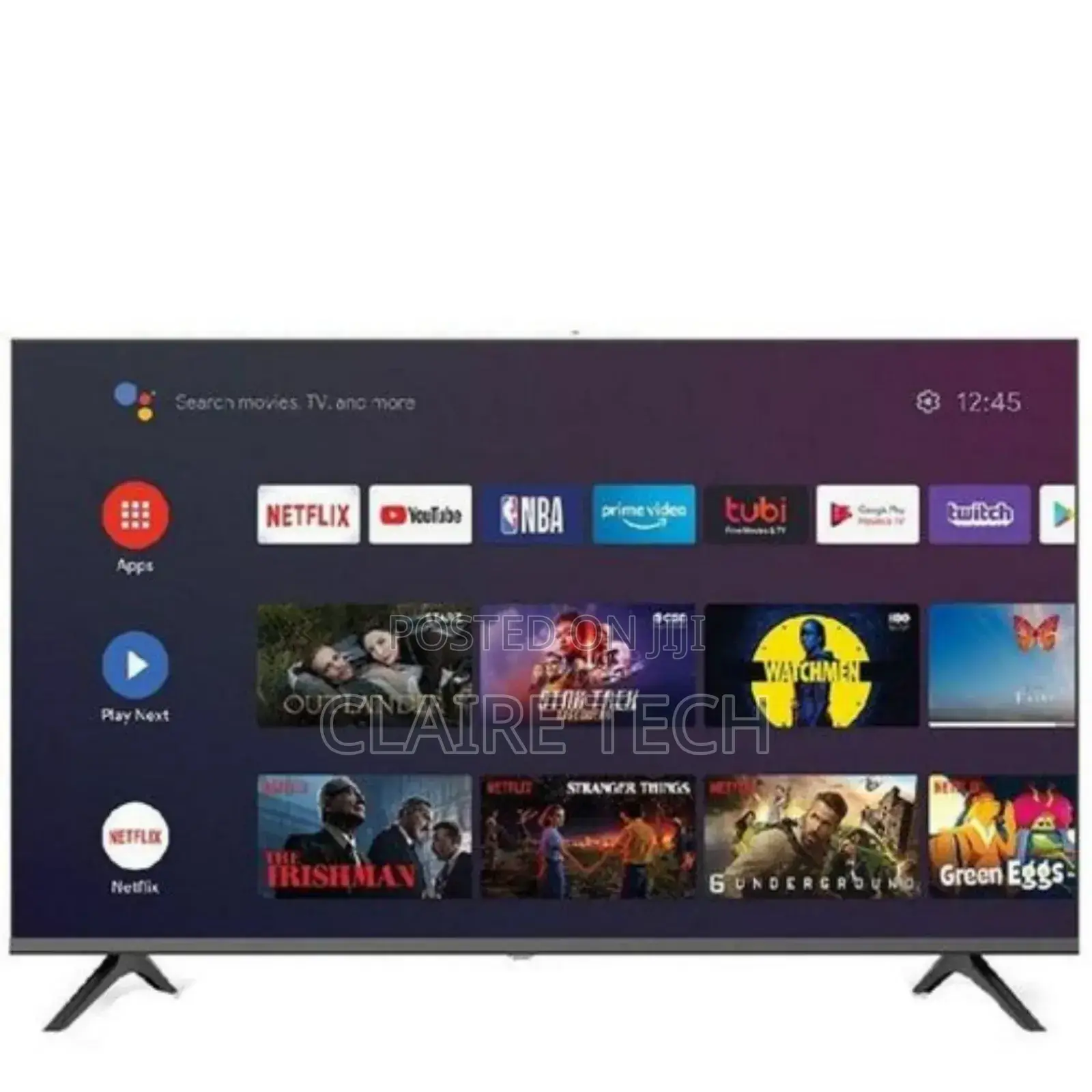 *Vitron 43" Smart Android Frameless With Bluetooth Tv