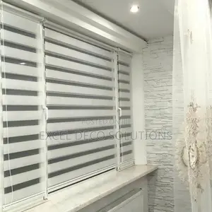 Creamy Shades Office Roller Blinds