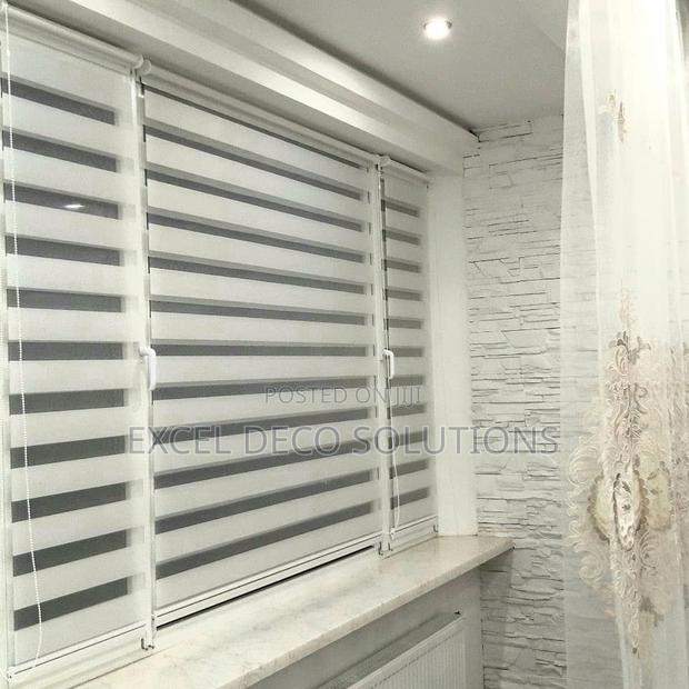 Creamy Shades Office Roller Blinds