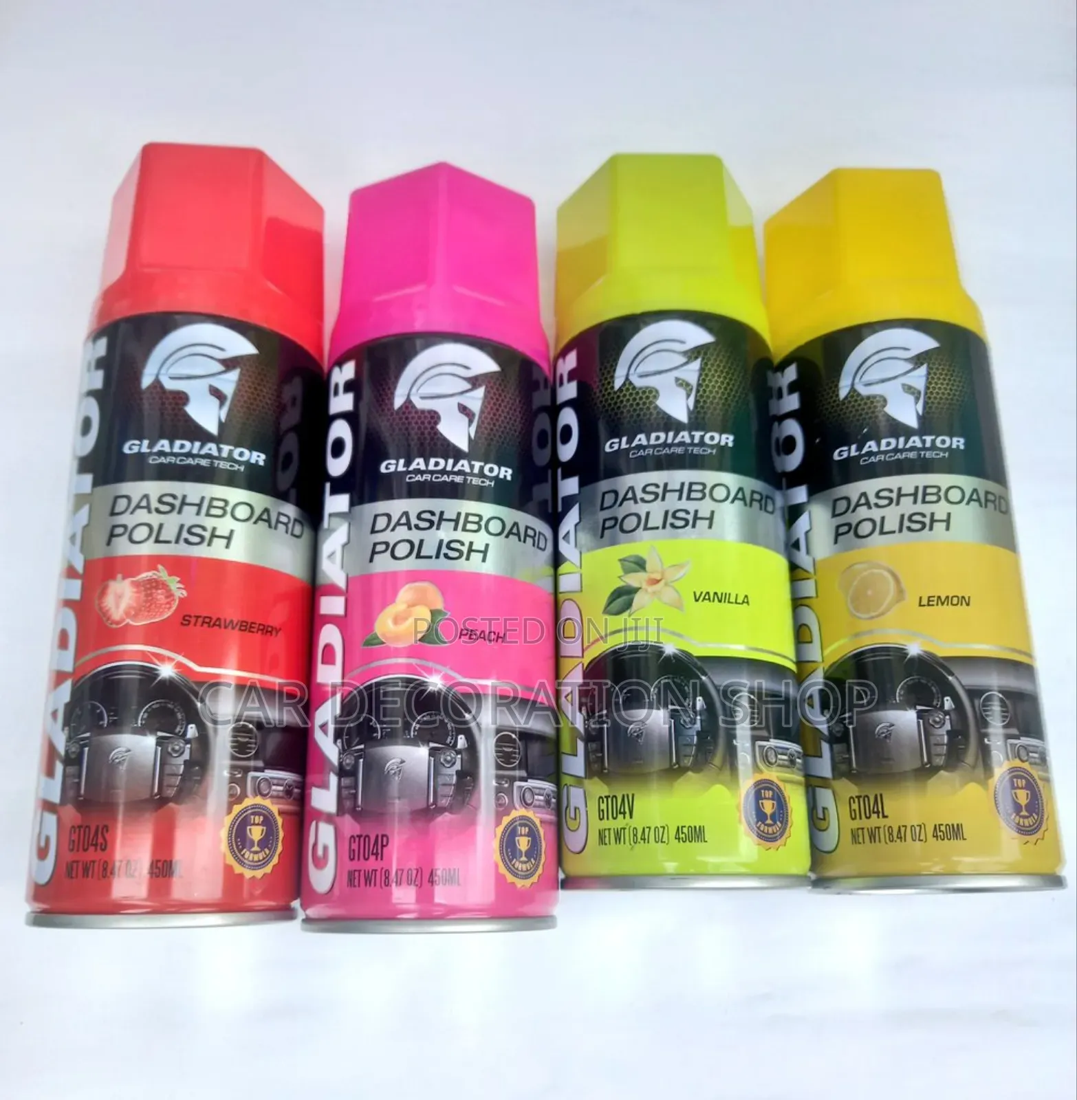 3pc Different Flavours Flamingo Dashboard Shine Spray Pack
