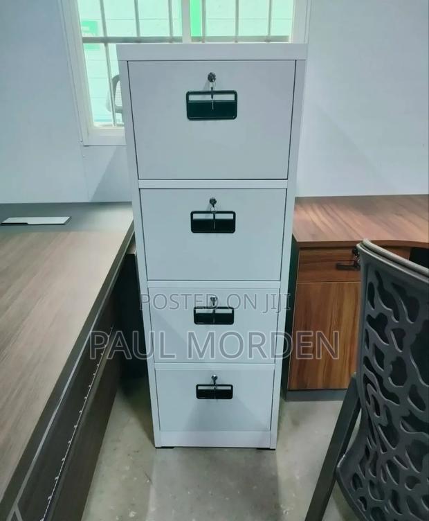 Steel Filing Cabinet With Four Drawers