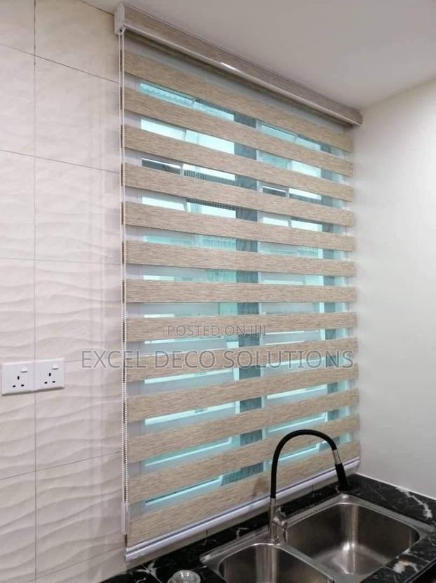 Horizontal Cream Window Blinds