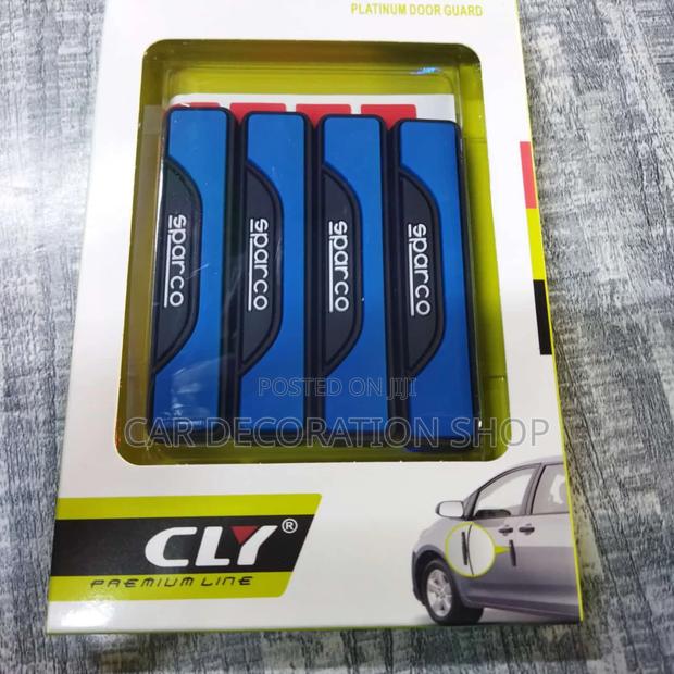 4pc Blue Sparco Door Guard