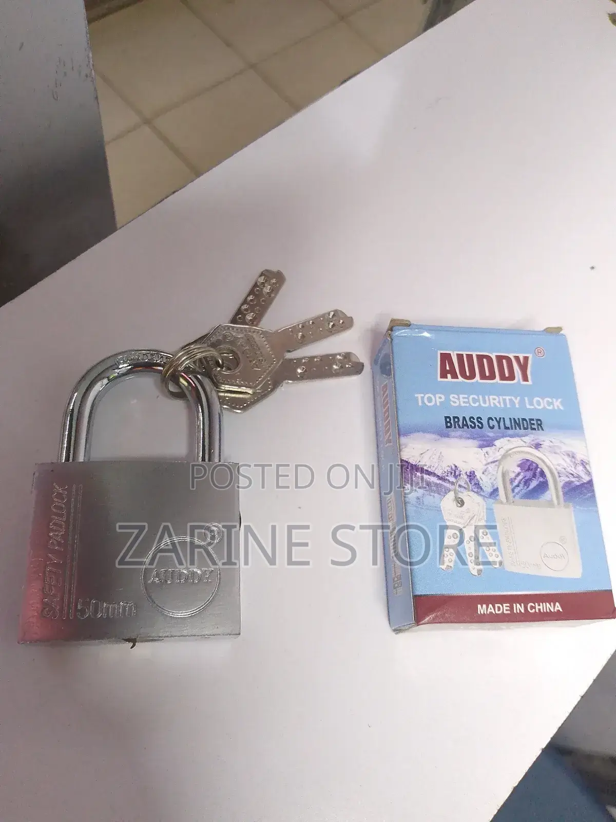 Top Security Lock Brass Cylinder Auddy50mm Anti-Rust Padlock