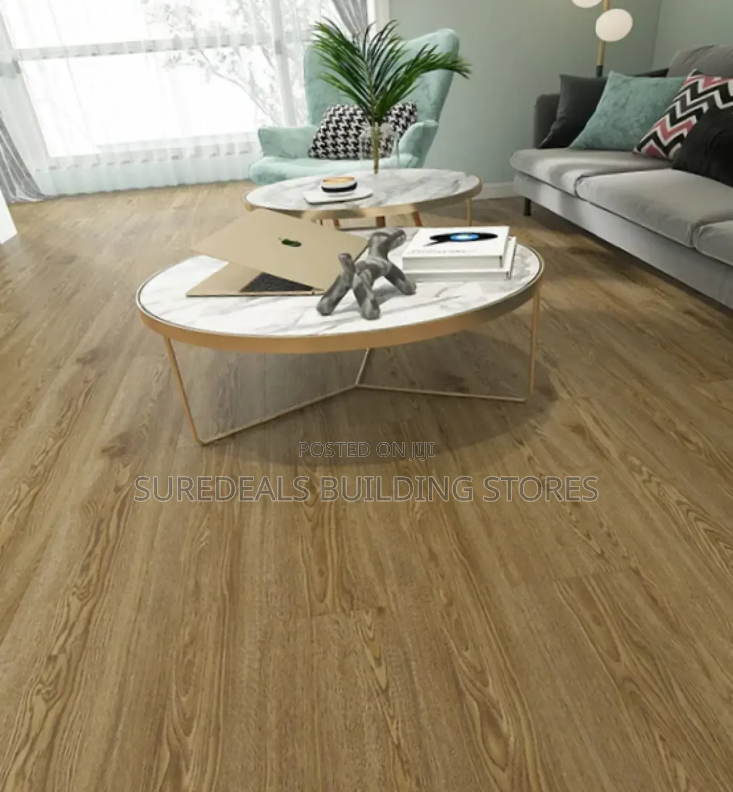 SPC Flooring Interlocking Planks.