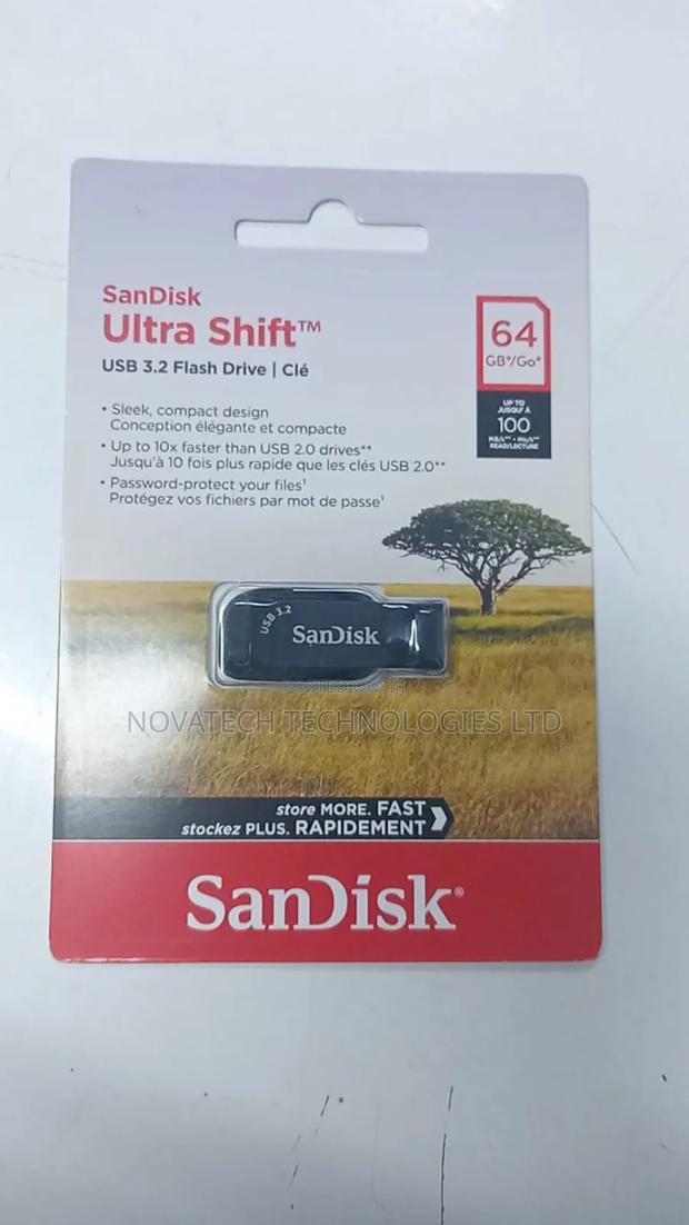 Usb 3.2 Sandisk Utra Shift 64gb Flashdisk - main view