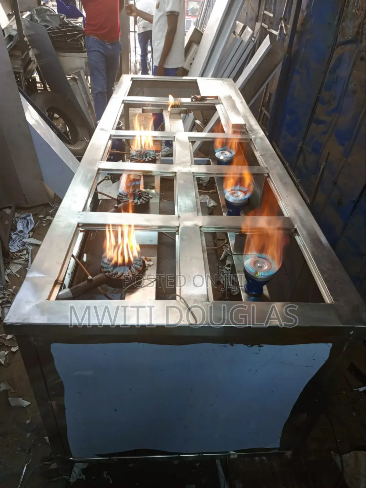 Pleasured Six Burner Gas Cooker