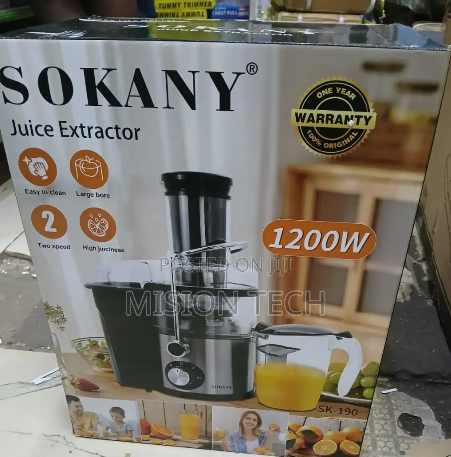 Sokany Juicer Extractor 800W Centrifugal Juicers Electric 
