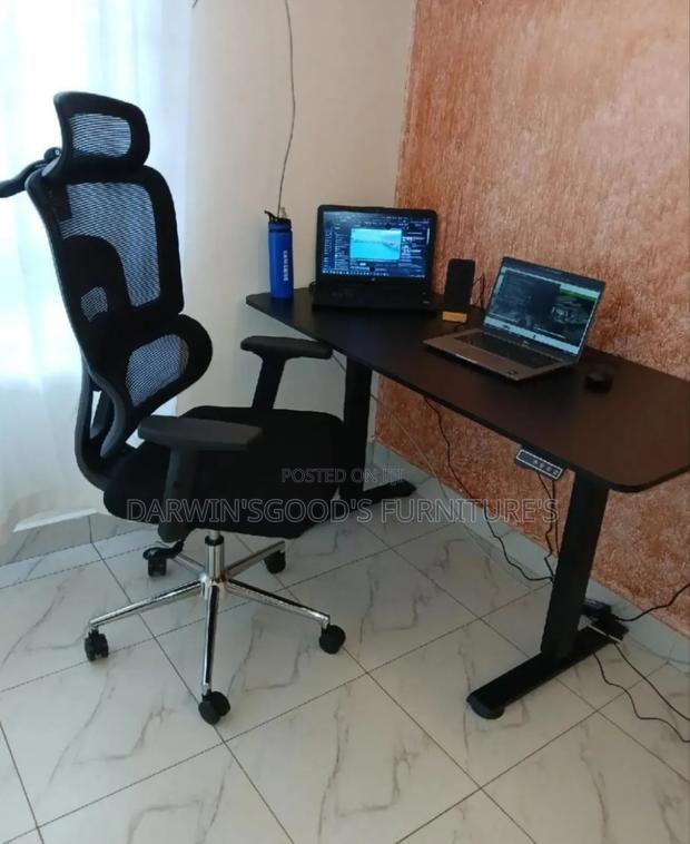 Electric Desk and Orthopedic Chair