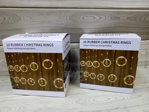 Christmas Ring Light- 10 Rubber Rings