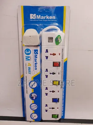 Child Safety Shutter 4 Ways Power Extension 2500w