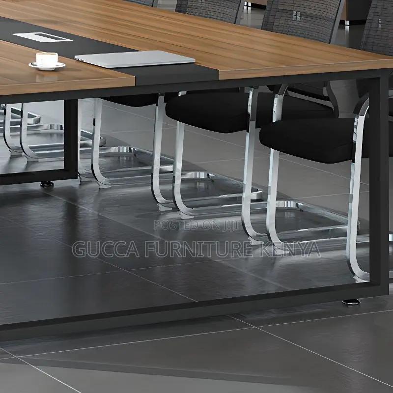 Boardroom Table:2.4M Rectangular Engineered Wood Officetable