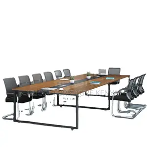 Boardroom Table:2.4M Rectangular Engineered Wood Officetable