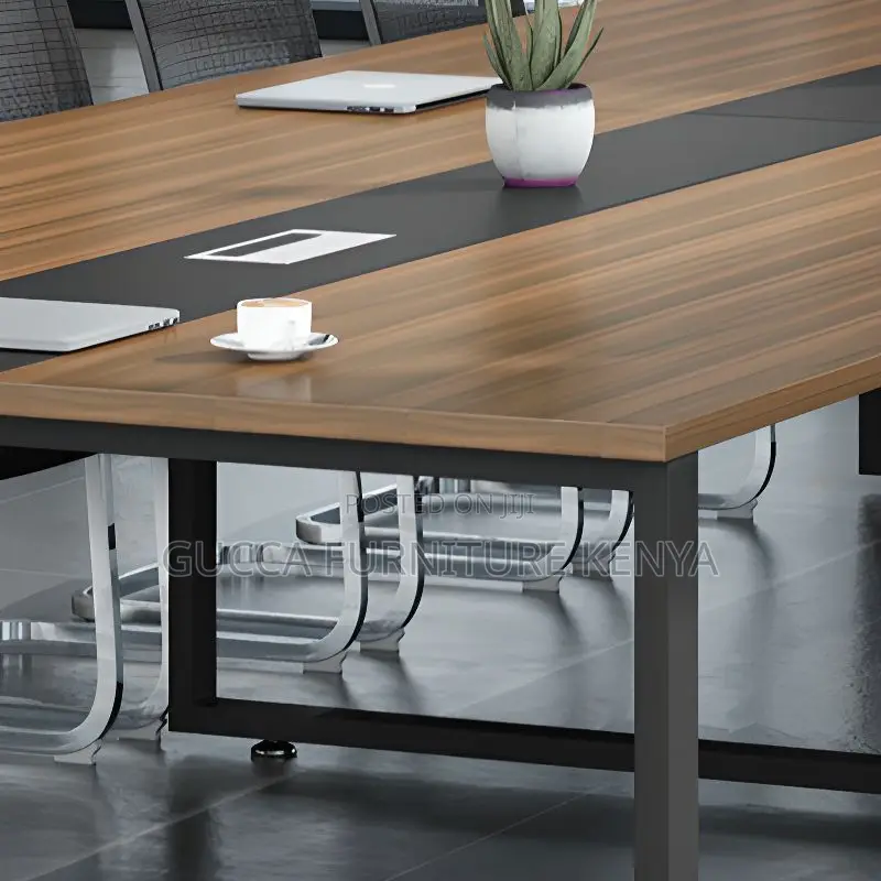 Boardroom Table:2.4M Rectangular Engineered Wood Officetable