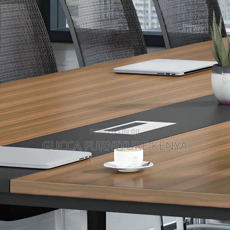Boardroom Table:2.4M Rectangular Engineered Wood Officetable