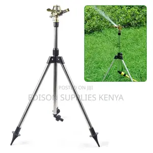Tripod Sprinkler Stand Spike Stand Metallic Jet Sprinkler